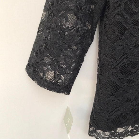 Lace V-Neck Top Size 12P NWT - Picture 4 of 5